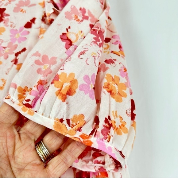 NWT - H&M - Maxi - Floral - Balloon - Short Sleeve - Dress - Size: Small - Picture 4 of 8